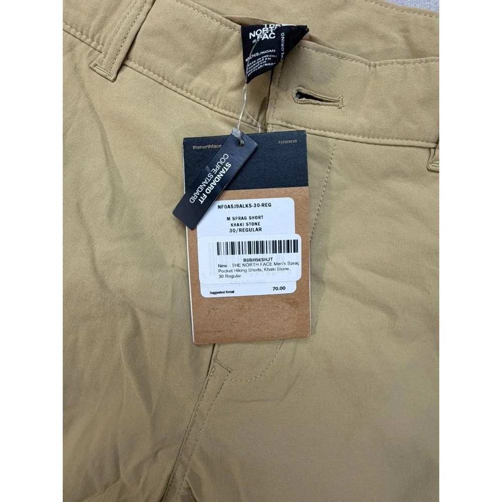 NWT The North Face Men Sprag Khaki‎ Shorts Size 30 Reg